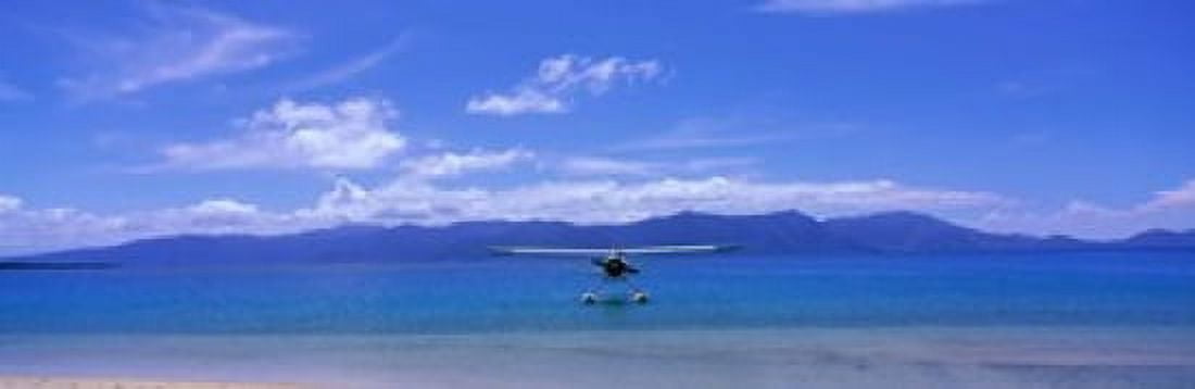 Float Plane Hope Island Great Barrier Reef Australia Canvas Art - Panoramic Images (18 x 6)