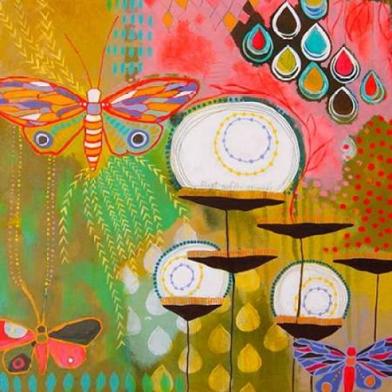 Float Softly Upwards Canvas Art - Jessica Swift (24 x 24)