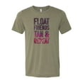 thumbnail image 1 of Float Trip Shirt, Float Friends Tan & Repeat, Floating Shirt, Summer Tee, Best Friends Shirt, Unisex Fit, Sublimated Design, Kayaking Shirt, Heather Olive, 2XL, 1 of 1