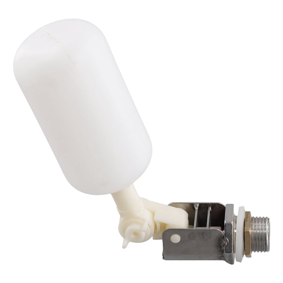 Float Valve 1/2 Inch,Brass Valve with Plastic Water Float Ball Valve with Adjustable Arm Automatic Fill for Water Trough