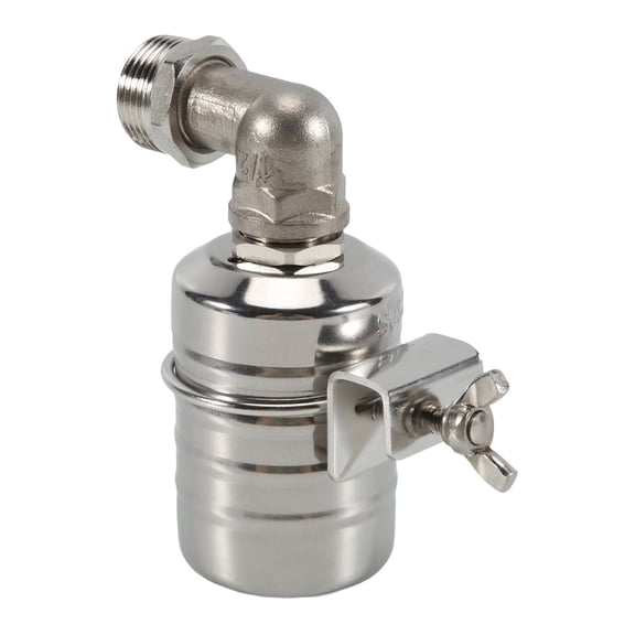 Float Valve,1/2 Inch to 3/4 Inch Water Float Valve,304 Stainless Steel Fully Automatic Water Level Control Float Valve