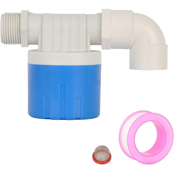 Float Valve 3/4" Side Inlet Male Automatic Water Level Control Valve for Water Tank, Water Tower,Swimming Pools, Livestock Water Trough, Aquaculture, Aquariums