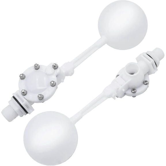 Float Valve, Water Float Valve With Adjustable Arm, 3/4" Reservoir Float Valve For Fish Reservoir Float Replacement Valve, Cattle Sheep Reservoir Wate