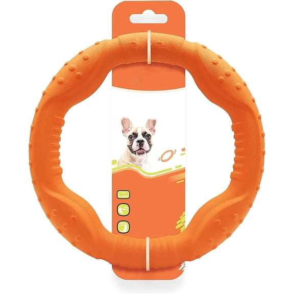 Floatable Dog, Fetch Toy & Ring Tug Toy for Water Fun, Pet Training Outdoor Durable Chew Toys