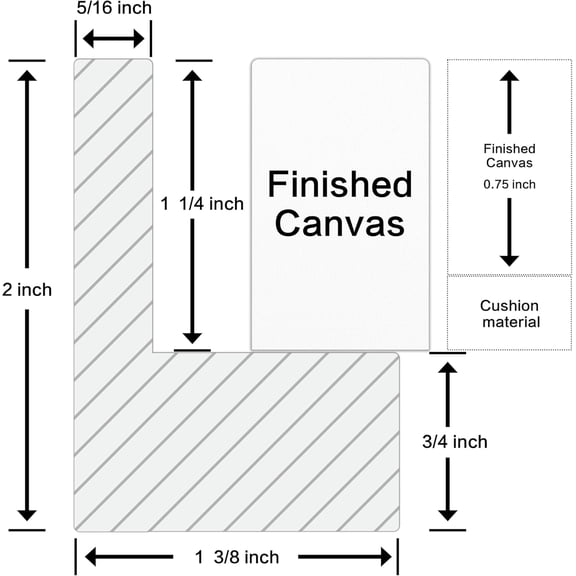 Floater Frame for 1.25 thick Canvas, Available in 25+ size and 4 Color, Wood-Look Floating Frame for Finished Canvas Artist Panel Oil Painting Wall Art Décor (Light Oak Frame, 14"x18")