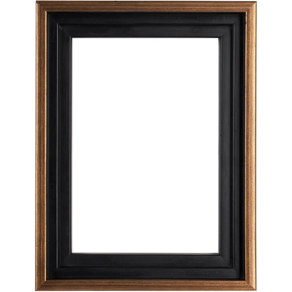 Floater Frame For 3/4" Deep Canvases - 24x36 Antique Gold - For Galleries & Home Decor - Wood Composite Float Frame for Canvas Paintings- Complete Hanging Hardware