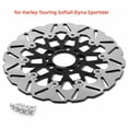 thumbnail image 1 of Floating 11.5" Rear Brake Rotor w/ Bolt for Harley Dyna Low Rider Softail 2000-2005 2001 2002 2003 2004, 1 of 5