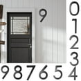 thumbnail image 1 of Floating Acrylic House Numbers 6 Inch Modern Address Numbers for Front Door, Wall or Mailbox, Weatherproof Easy Install with Mounting Hardware, 1 of 2