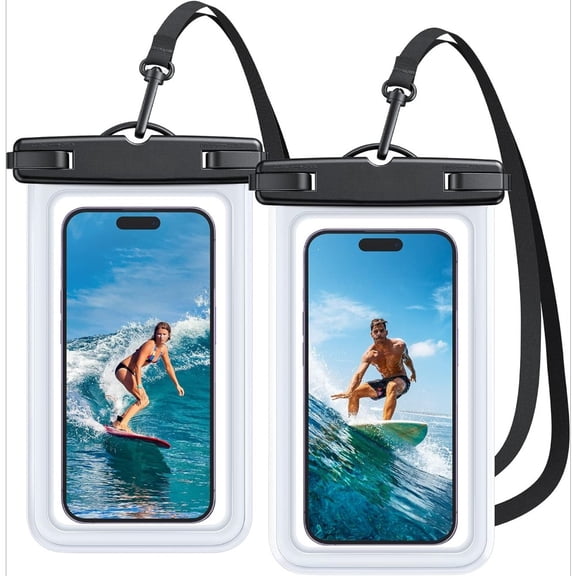 Floating Airbag Phone Waterproof Pouch, High Definition Touchable Sealed Dry Bag, Universal Phone Protector for Swimming Rafting Diving