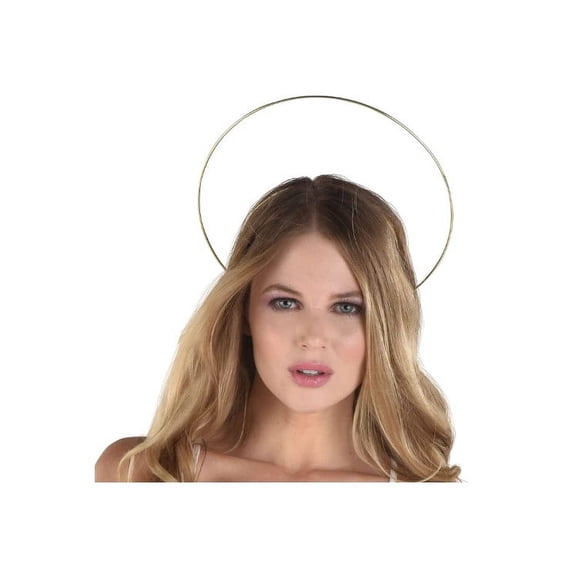 Floating Angel Halo - Gold-Tone - Metal - Saint - Costume Accessory - Teen Adult