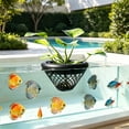 thumbnail image 1 of Floating Aquarium Plant Holder, Floating Planter, Aquarium Decor, Hydroponic Planter, 2.36 Inch Free Floating Plastic Pot, Non-Toxic Safe Material, for Fish Tank Water Garden Tabletop Pond, 1 of 6