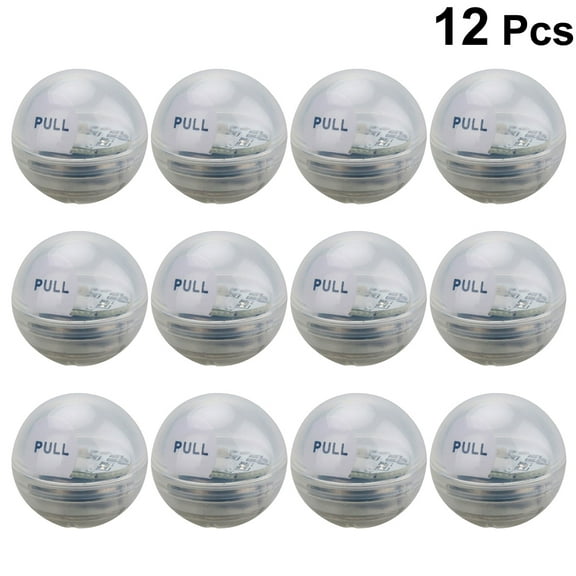 Pawsdot 12Pcs Battery Operated LED Floating Lights White Plastic Solar Powered Pool Decoration