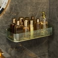 thumbnail image 1 of Floating Bathroom Shelves Wall Mounted with Drainage Design for Toiletries Storage, Stable Bedroom and Bathroom Organizer, 1 of 5