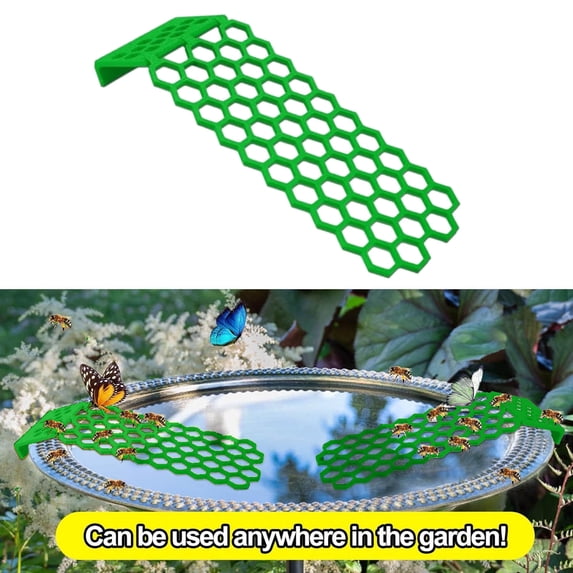 Floating Bee Ladder for Bee Cups - Colorful Pollinator Water Station for Garden & Bird Baths - Bee Waterer & Butterfly Drinking Station to Hydrate Thirsty Insects