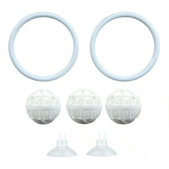 Floating Betta Exercise Rings Nitrobacteria Toy Floating Round Rings FishTank Antidepressant Betta Rings