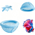 thumbnail image 1 of Floating Betta Fish Hammock Bed,Beta Hide Cave and Resting Spot,Fish Tank Accessories Decor Toy,Betta Fish Feeding Ring for Aquarium,Shrimp Betta Log Bed(Blue), 1 of 7
