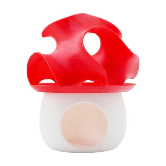 Floating Betta Hammock, 3D Printed Betta Hideout Cave with Feeding Ring,Multifunctional Aquarium Decor, Fish Tank Accessories Resting Shelter for Betta Fish, Shrimp and Small Fish (Red)