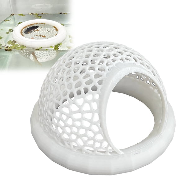 Floating Betta Hideout & Shrimp Cave, All-in-One Aquarium Hammock Feeding Station, Adjustable Safe Resting Spot for Stress-Free Betta Fish Tank Decor