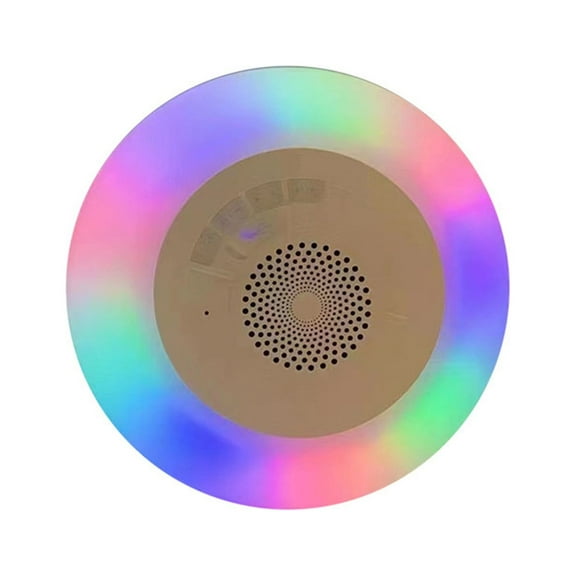 Floating Bluetooth 5.0 Speaker with Colorful RGB Lights IPX7 Waterproof Portable Wireless Mini Speaker 360° HiFi Sound for Pool Party Outdoor Travel USB Rechargeable