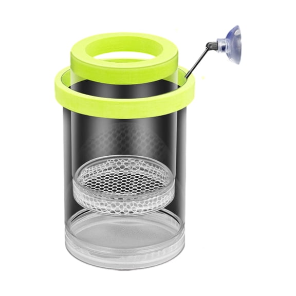 Floating Breeding Chamber Plastic Net Compacts Fish Hatchery Incubator Suction Cup For Fry Isolation In Homes Aquariums