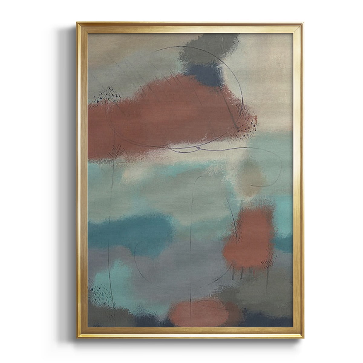 Floating By II Premium Framed Print, in Gold, Black, or Silver - Ready to Hang