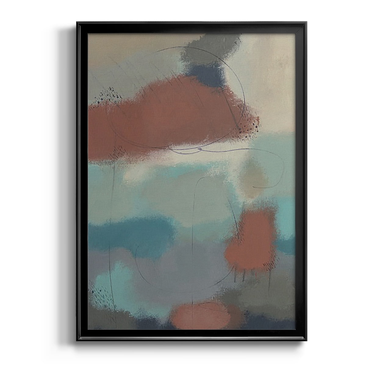 Floating By II Premium Framed Print, in Gold, Black, or Silver - Ready to Hang