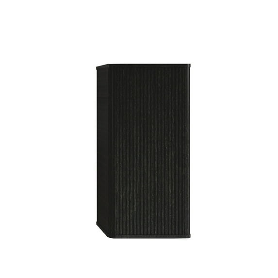 Floating Cabinet for Small Bathroom Spaces | Safe Design with Rounded Corners | MDF and Plywood Construction, Sturdy | Push-Open Door for Convenient Access