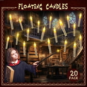 Flickering LED Flameless Floating Candles with Remote, Warm Light Decorations for Indoor/Outdoor Party