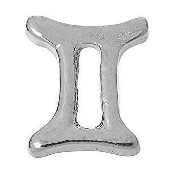 Floating Charms for Glass Living Memory Locket Pendant and Stainless Steel Back Plate (Gemini Floating Charm)