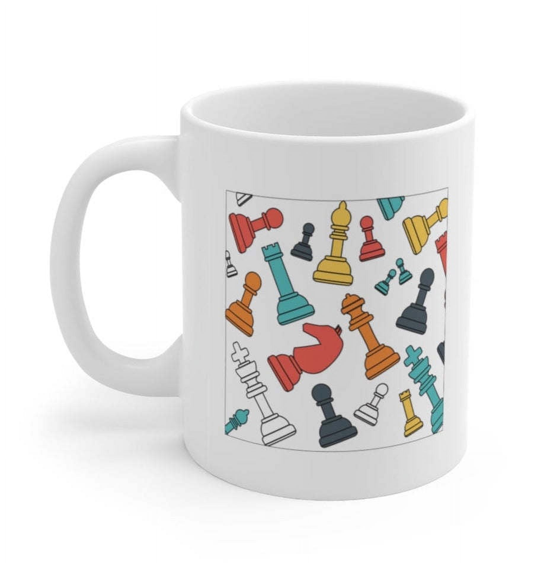 Floating Chess Pieces Ceramic Mug 11oz - Walmart.com