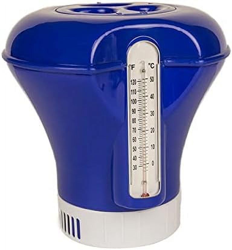 Floating Chlorinator With BuiltIn Thermometer Indoor & Outdoor