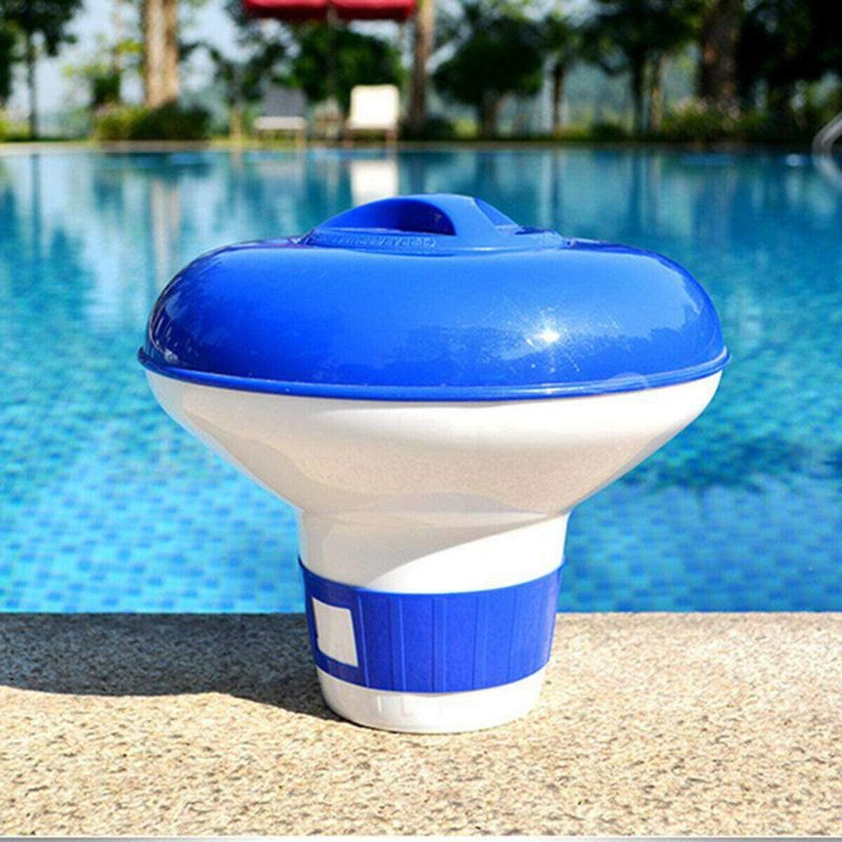 Floating Chlorine Dispenser Chemical Floater for Swimming Pool Hot Tubs