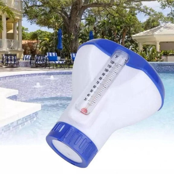 Floating Chlorine Dispenser for Hot Tub & Pool, Adjustable Chlorine Tablets Floater Holder, Floating Pool Chlorines, Hot Tub Accessories for Spas, Paddling Pools and Pools Chemicals