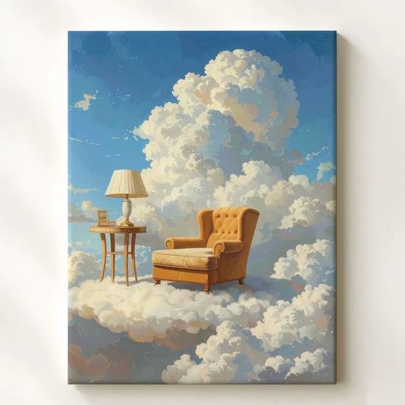 Floating Cloud Retreat Postercozy Dreamscape In The Sky Wall Art Gift Art