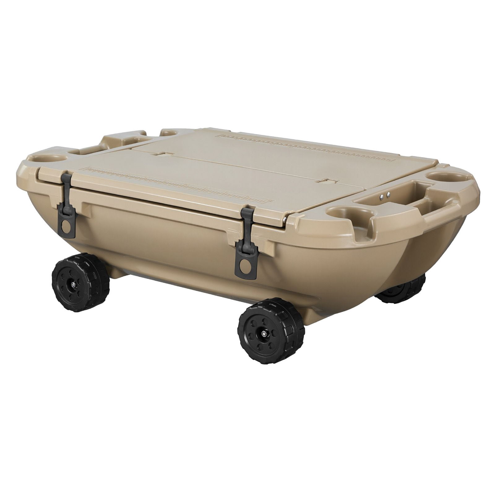 Pool Rope Simple Floating Cooler, 40 QT Floating Ice Chest with Dry Storage, Wheels ...