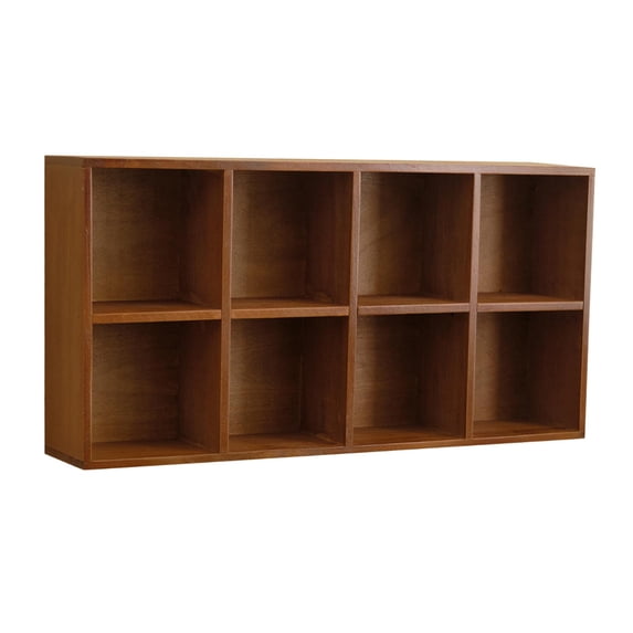 Floating Cubby Shelf Storage Rack Multi Compartment Wood for Succulents Cosmetics in Kitchen Office