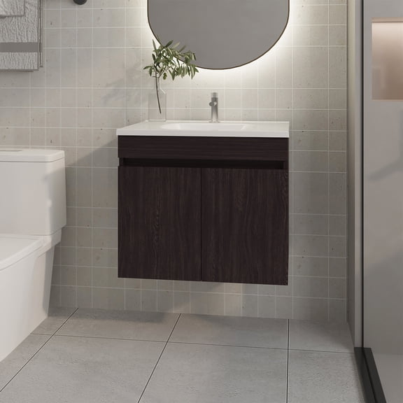 Floating Design Vanity | Store Essentials | Modern Bathroom Setup
