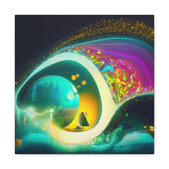 "Floating Dimensional Sight" - Canvas