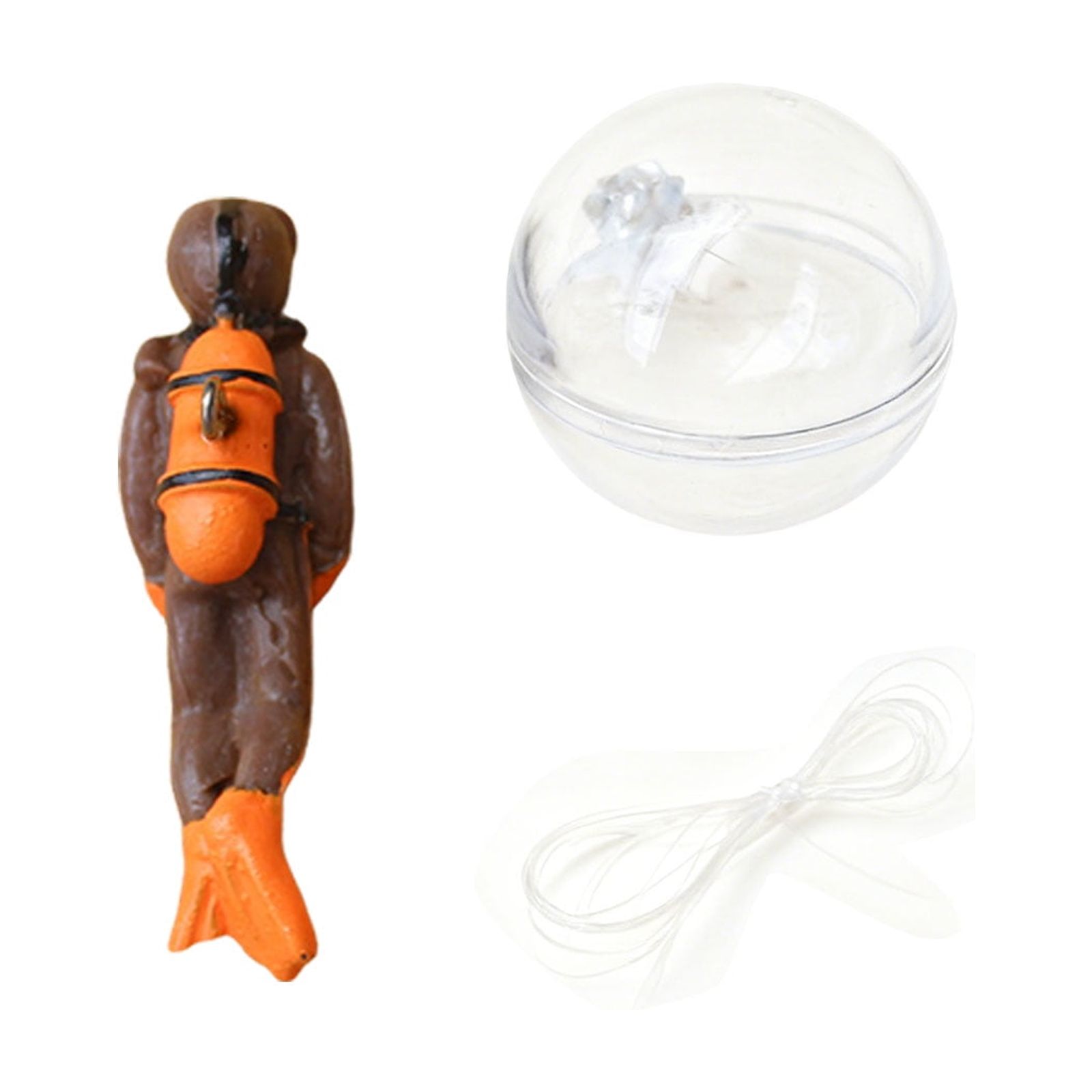 Floating Diver Aquarium Floating Decoration, Underwater Scenery ...
