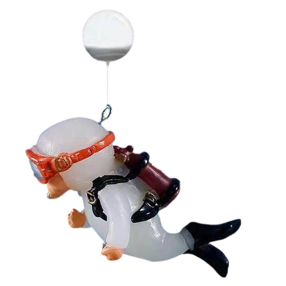 Floating Diver Aquarium Ornament With And Line—Playful Water For Freshwater And Saltwater Tanks Floating Diver Tank Floating Diver For Tank Aquarium prom decorations