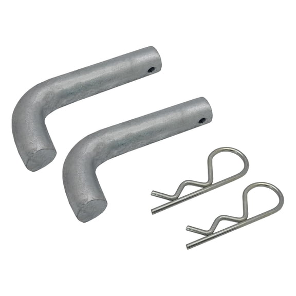Floating Dock Hinge Connector Pin, 3-1/4" x 3/4" - Heavy-Duty Galvanized Steel (2 Pack)
