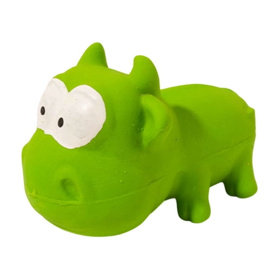Floating Dog Toy Set for Aggressive Chewers Interactive Fetch & Water Play Beach Pool Toys with Rope(Green,Hippo)