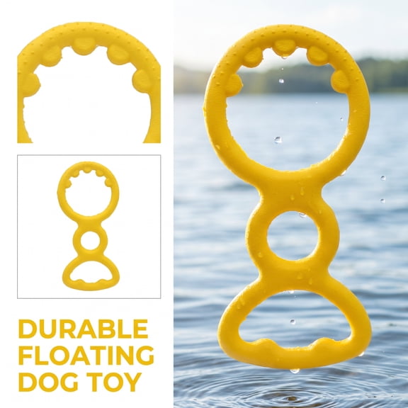 Floating Dog Toys with Oral Bumps,Interactive Dog Toys for Aggressive Chewers,Durable Chew Proof Dog Toys for Outdoor Water Play,1 Pack