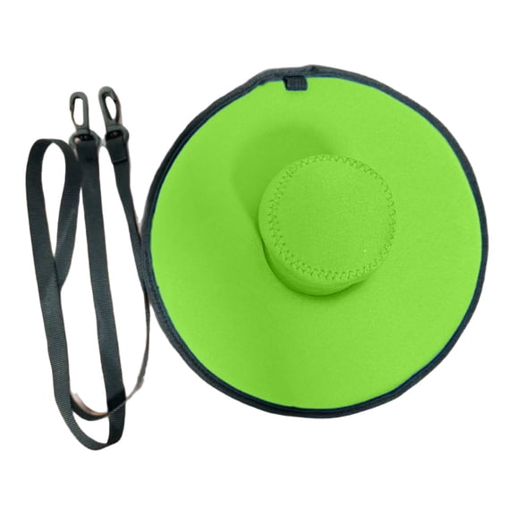 Floating Drink Holder Neoprene Pool Cup Tray With Lanyard For Cans Bottles Summer Pool Party Water Accessories Green
