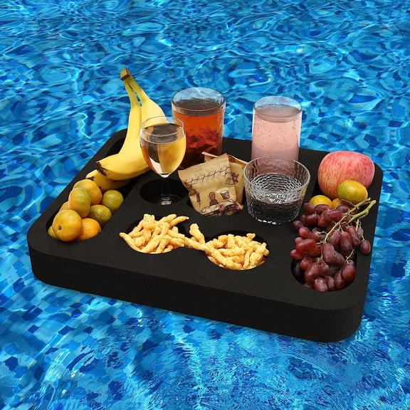 Floating Drink Holder,Refreshment Table Tray for Pool Beach Party or Hot Tub Float Loung-Versatile & Portable Serving Bar