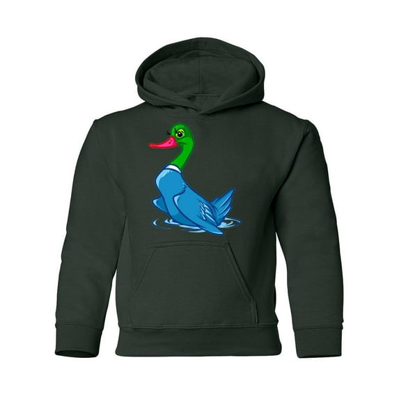 Floating Duck Hoodie Juniors -Image by Shutterstock, Small