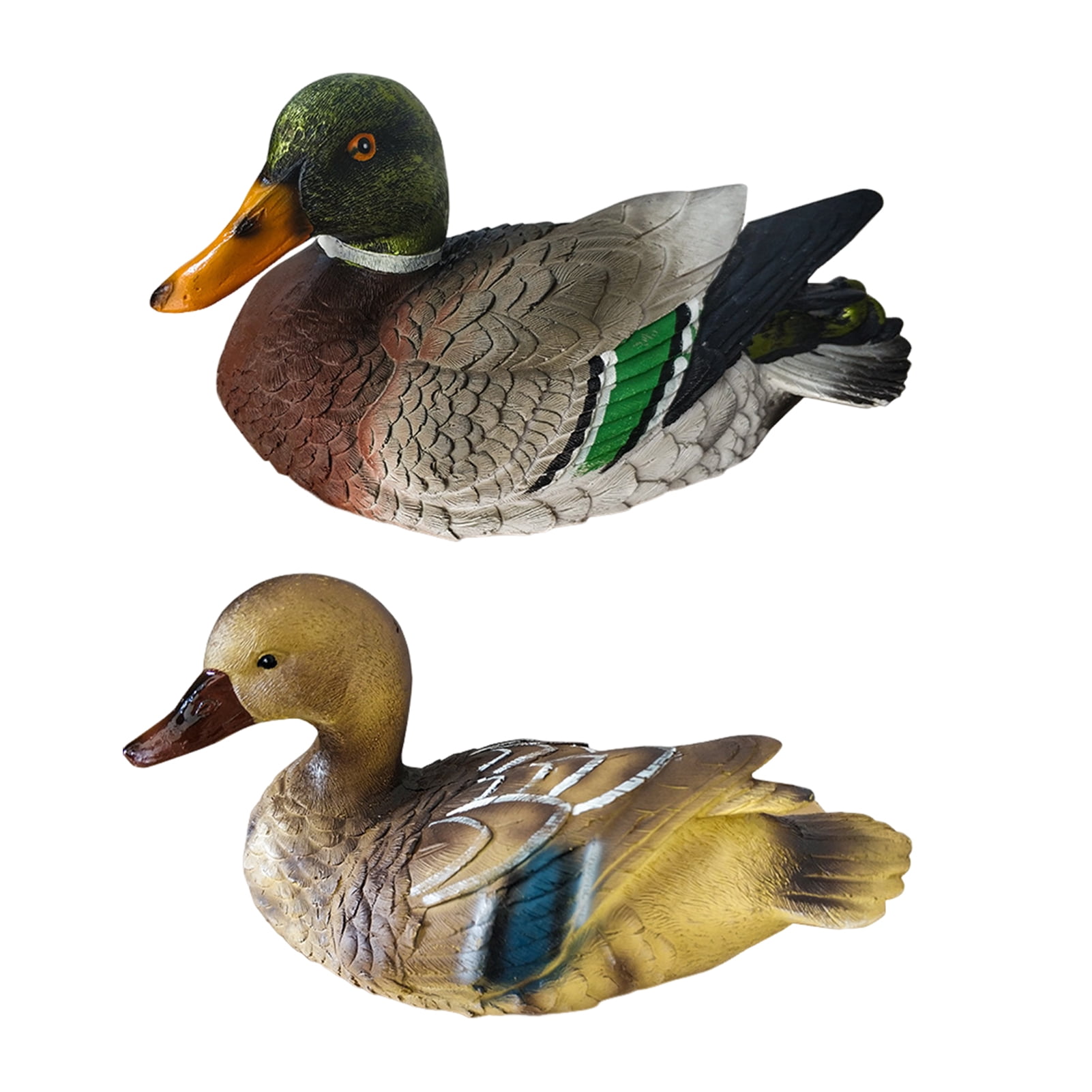 Floating Duck Sculpture Resin Duck Statue Garden Pond Pool Decor Floating Duck Outdoor Ornament Gift for Nature Lovers