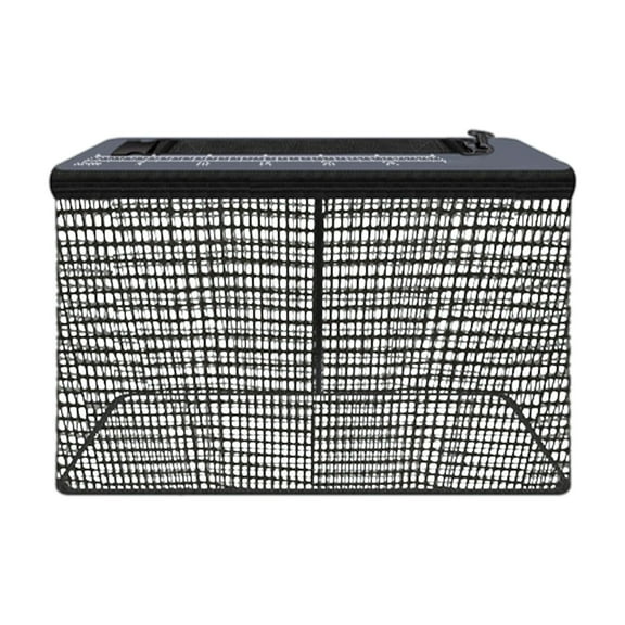 Floating Fish Basket, Fishing Net Cage, Large Quick Drying Collapsible Square Fishing Basket For Rocks And Docks Fishing, Keeps Minnows, Shrimp, Freshwater
