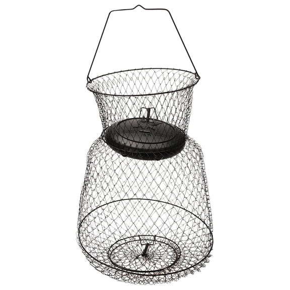 Floating Fish Basket Large 14" x 25" - Fish Holder for Ponds & Lakes - Keep Catch Alive - Durable Mesh Design - Aquatic Animal Transport Multi One Size