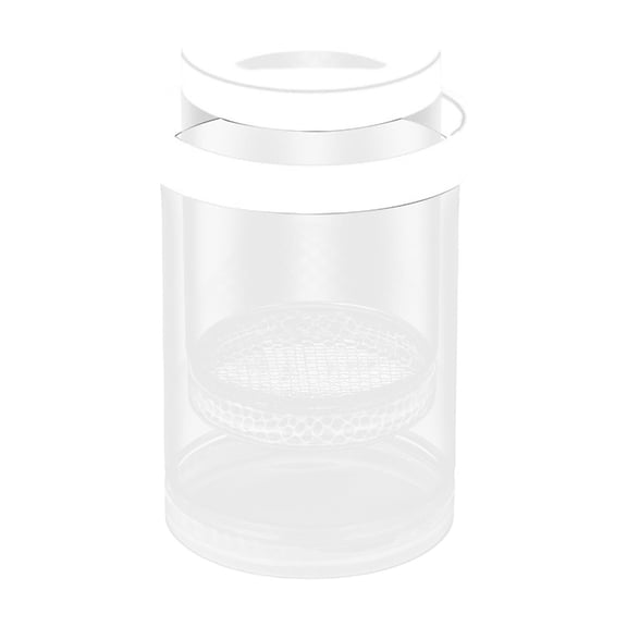 Floating Fish Breeding Isolation Box for Aquarium Tank Plastic Mesh Hatchery Incubator Breeder Box for Baby Fish Betta Shrimp Clownfish Guppy(4.7Inch,White)